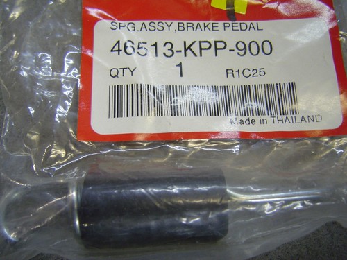 Rear brake pedal spring - , for