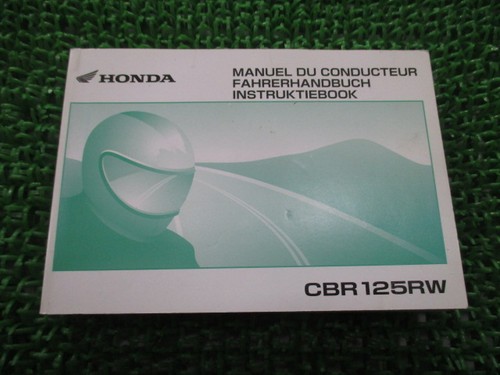 Cbr125rw owner manual - cbr125rw, owner's