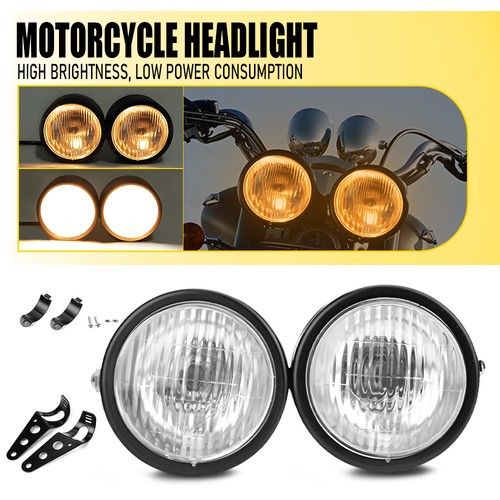 Twin headlight motorcycle - headlight,