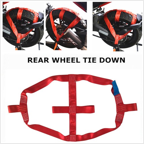 Motorcycle red rear - rear, wheel